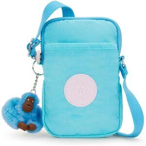 Women's Nylon Crossbody Bag Mini Lightweight Poppy Aqua Phone Bag
